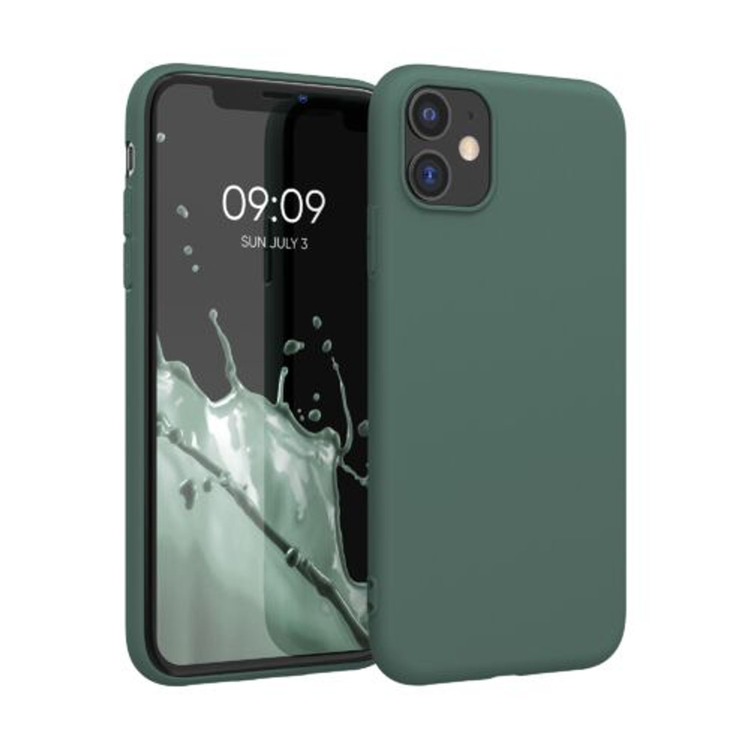 Husa pentru Apple iPhone 11, Silicon, Verde, 49787.171 fotografia produsului