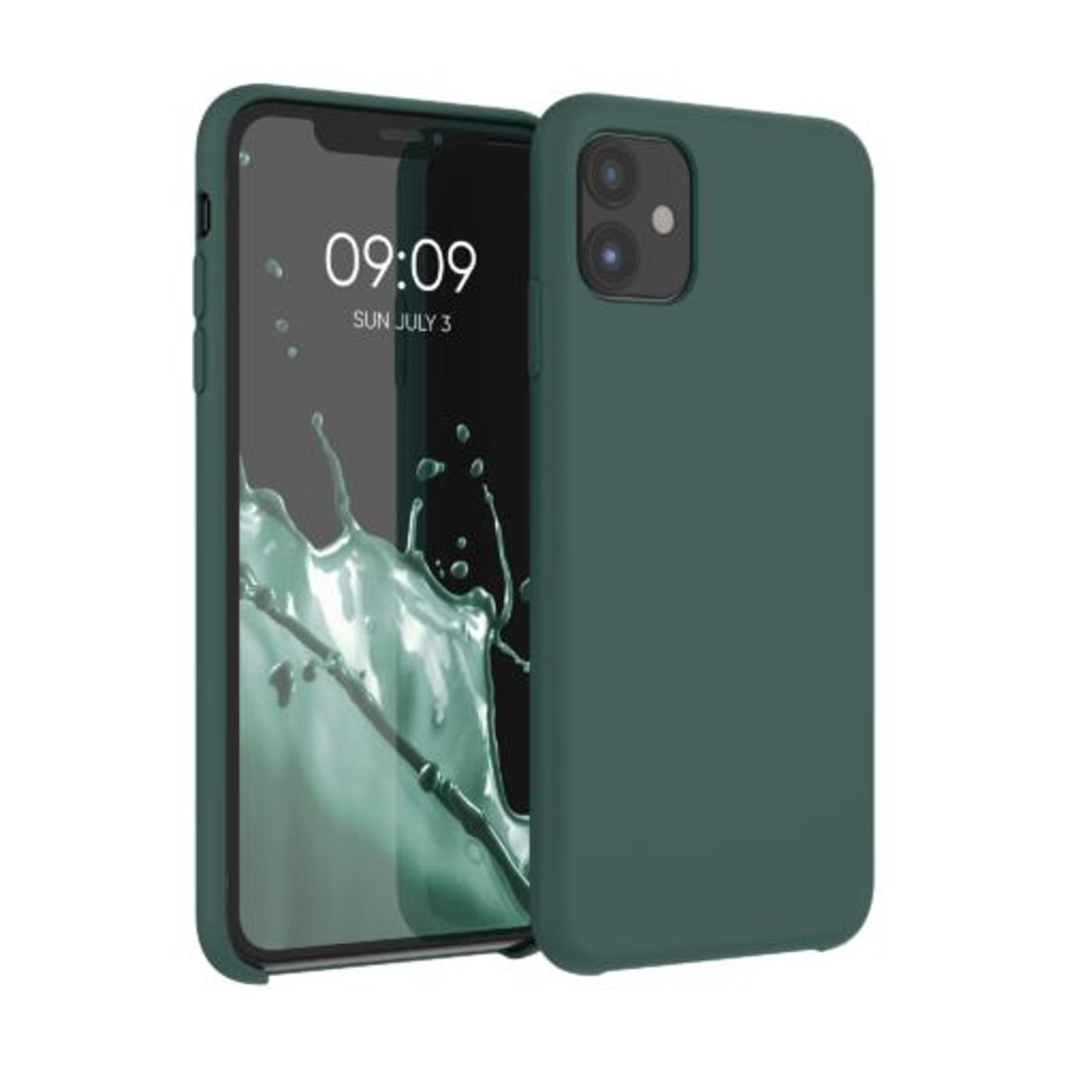 Husa pentru Apple iPhone 11, Silicon, Verde, 49724.169 fotografia produsului
