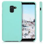 Husa pentru Samsung Galaxy A8 (2018), Silicon, Verde, 46378.50 fotografia produsului View 2 S