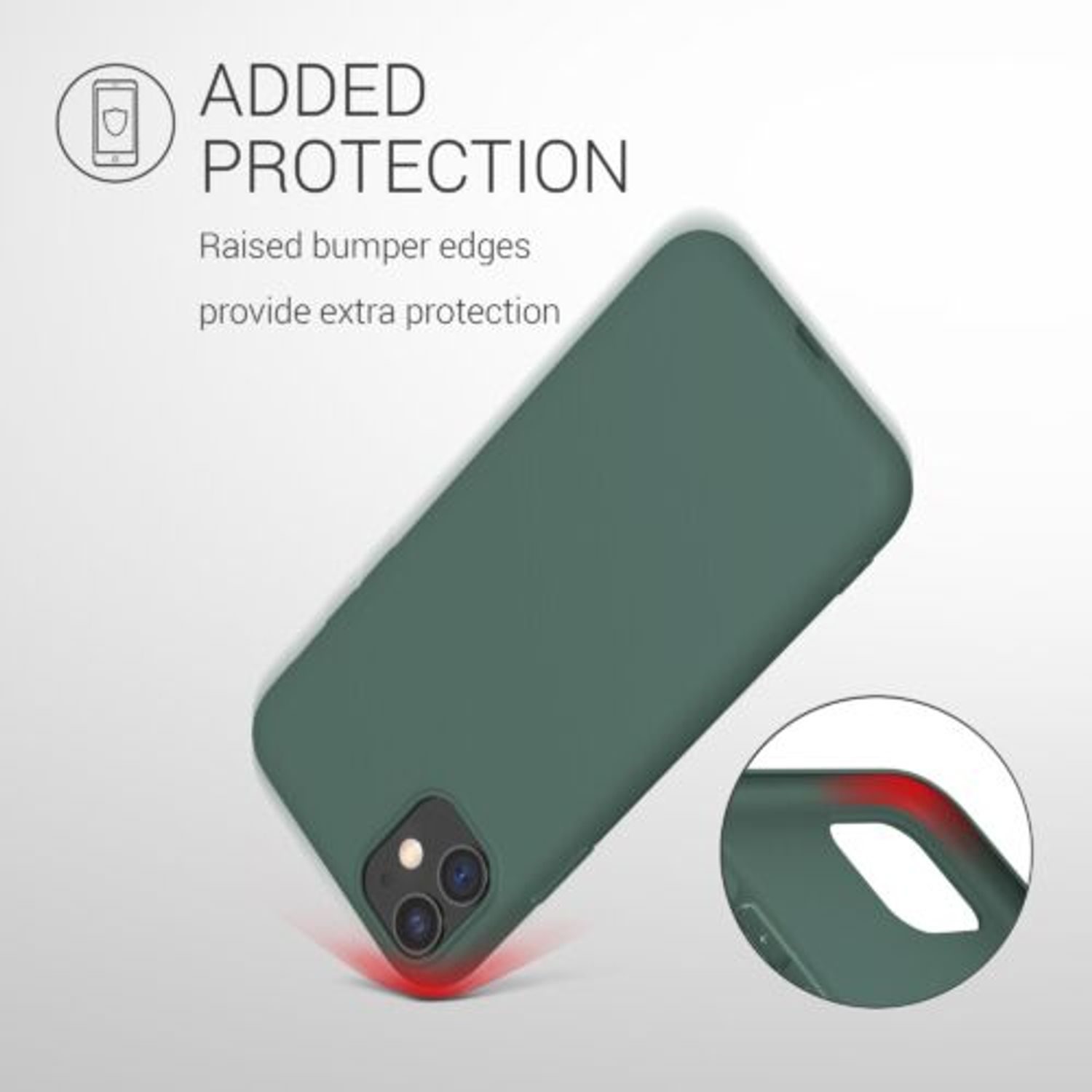 Husa pentru Apple iPhone 11, Silicon, Verde, 49787.171 fotografia produsului View 10 L