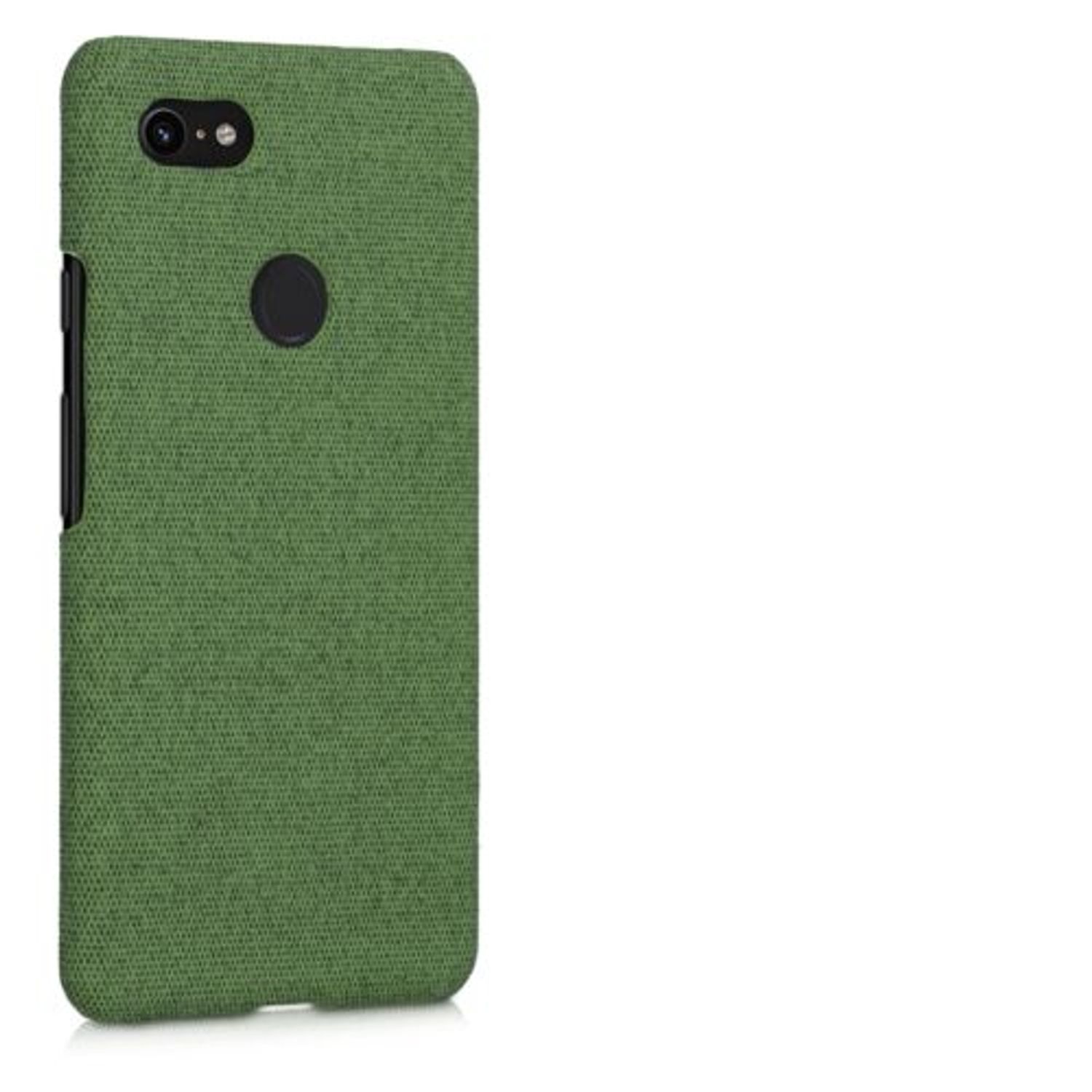 Husa pentru Google Pixel 3 XL, Textil, Verde, 46738.07 fotografia produsului View 9 L