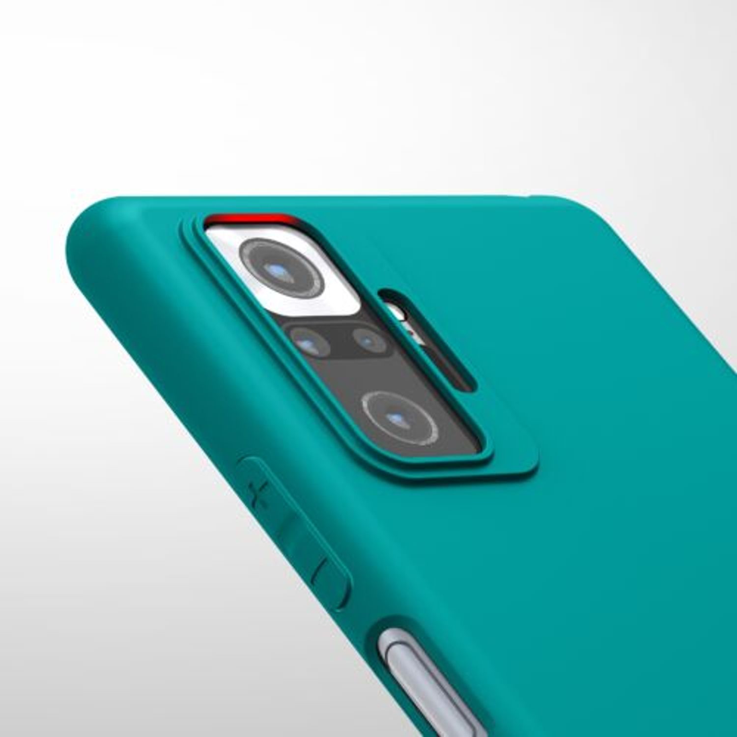 Husa pentru Xiaomi Redmi Note 10 Pro, Silicon, Verde, 54551.57, Kwmobile fotografia produsului View 9 L