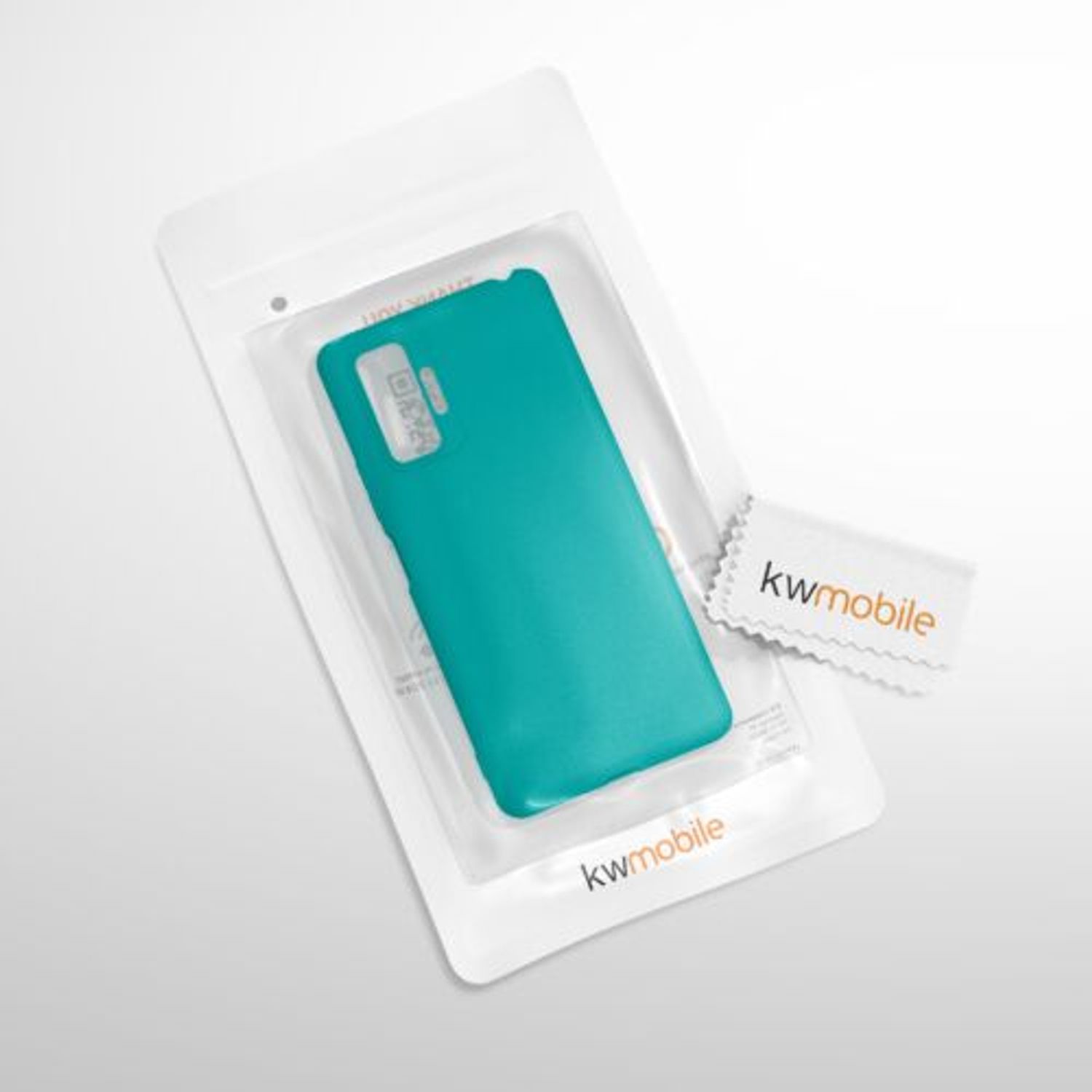 Husa pentru Xiaomi Redmi Note 10 Pro, Silicon, Verde, 54551.57, Kwmobile fotografia produsului View 8 L