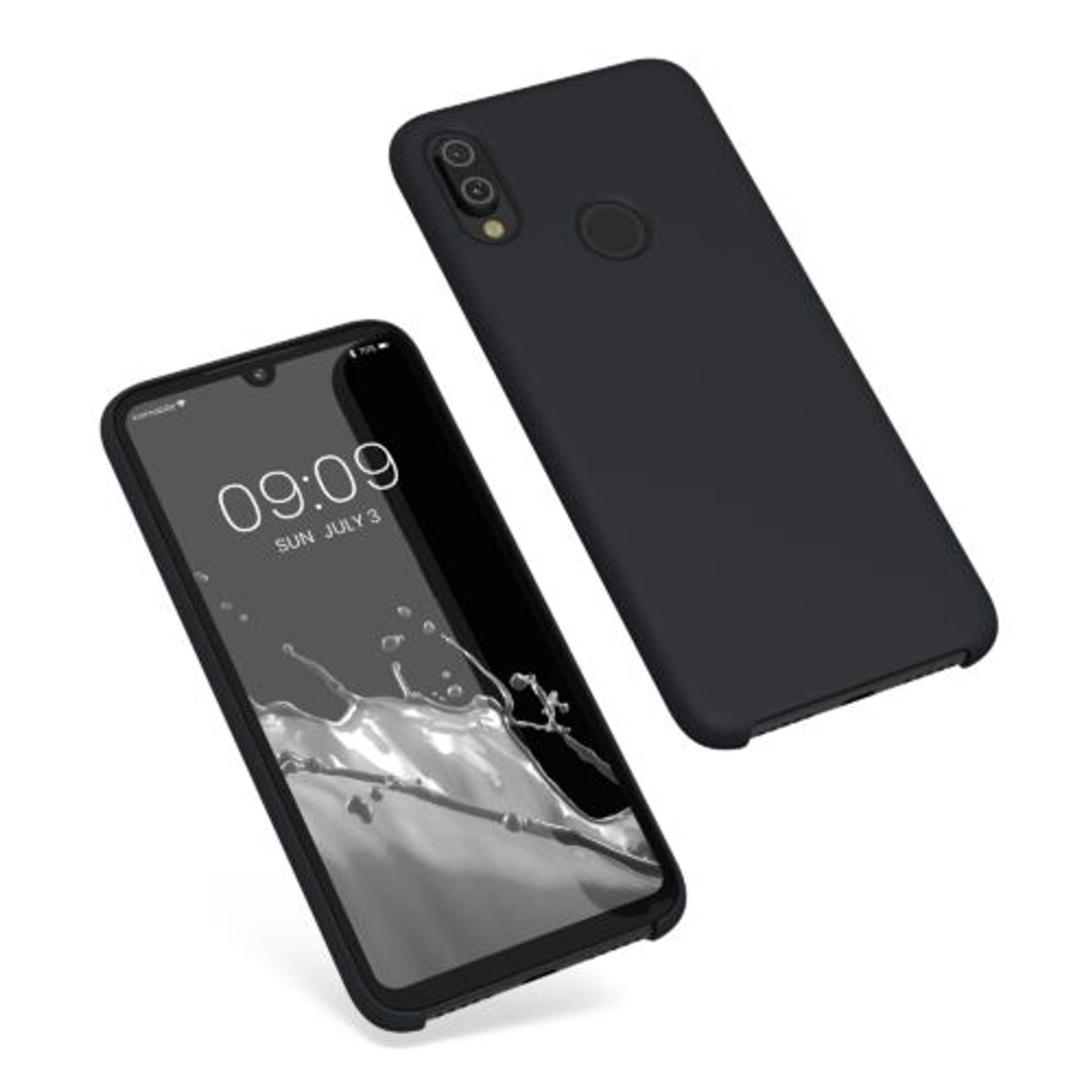 Husa Kwmobile pentru Xiaomi Redmi Note 7/Redmi Note 7 Pro, Silicon, Negru, 48714.01 fotografia produsului