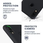 Husa Kwmobile pentru Xiaomi Redmi Note 7/Redmi Note 7 Pro, Silicon, Negru, 48714.01 fotografia produsului View 3 S