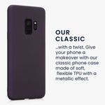 Husa Kwmobile pentru Samsung Galaxy S9, Silicon, Mov, 44582.115 fotografia produsului View 3 S