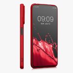 Husa Kwmobile pentru Xiaomi Redmi Note 11/Redmi Note 11s, Silicon, Rosu, 58651.36 fotografia produsului View 4 S