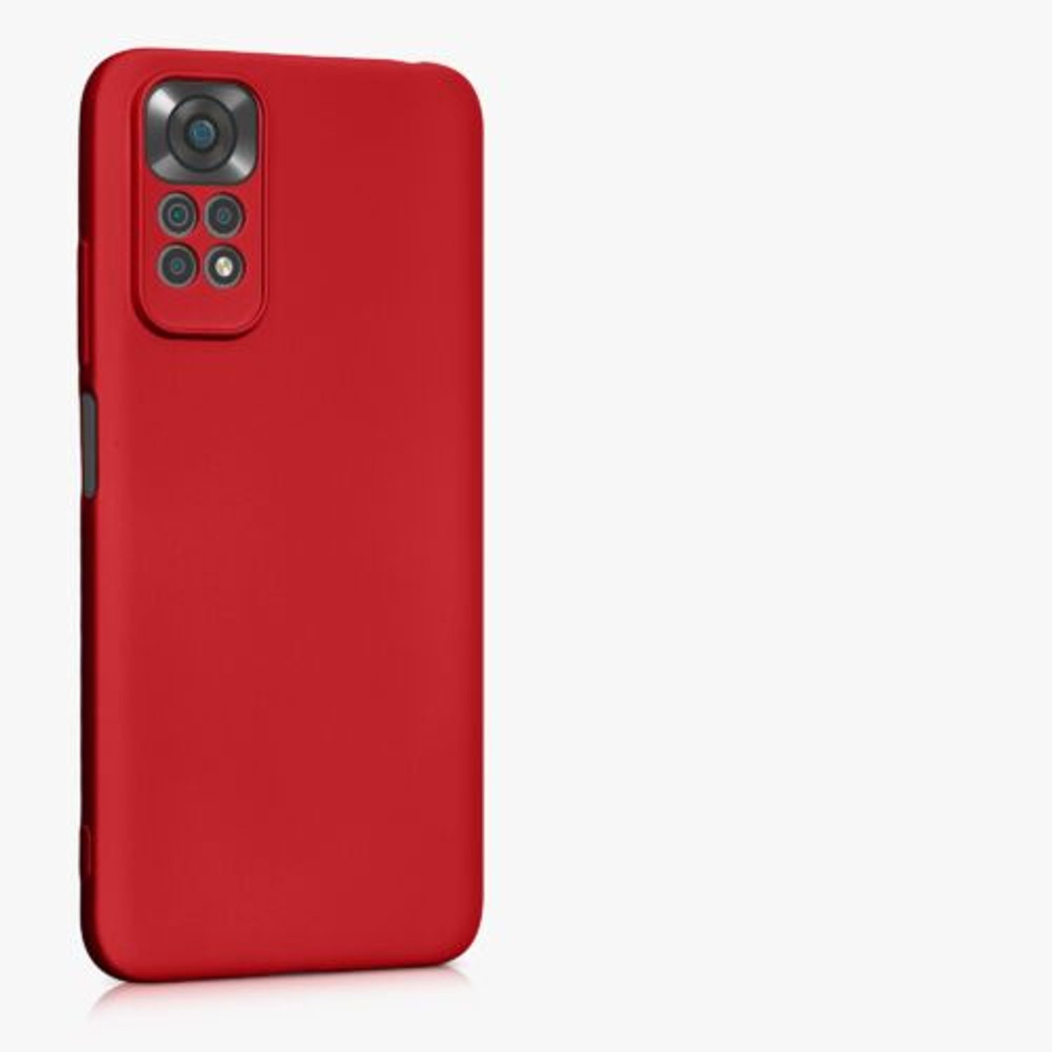 Husa Kwmobile pentru Xiaomi Redmi Note 11/Redmi Note 11s, Silicon, Rosu, 58651.36 fotografia produsului View 7 L