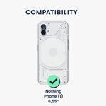 Husa Kwmobile pentru Nothing Phone 1, Silicon, Transparent, 59501.03 fotografia produsului View 14 S