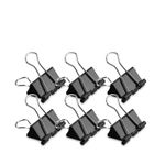 Set 50 Clipsuri pentru documente 25 mm, Kwmobile, Negru, Metal, 49442.03 fotografia produsului View 10 S