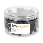 Set 50 Clipsuri pentru documente 25 mm, Kwmobile, Negru, Metal, 49442.03 fotografia produsului View 8 S