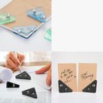 Set 20 Clipsuri pentru documente, Kwmobile, Negru, Plastic, 58942.01 fotografia produsului View 9 S