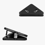 Set 20 Clipsuri pentru documente, Kwmobile, Negru, Plastic, 58942.01 fotografia produsului View 11 S