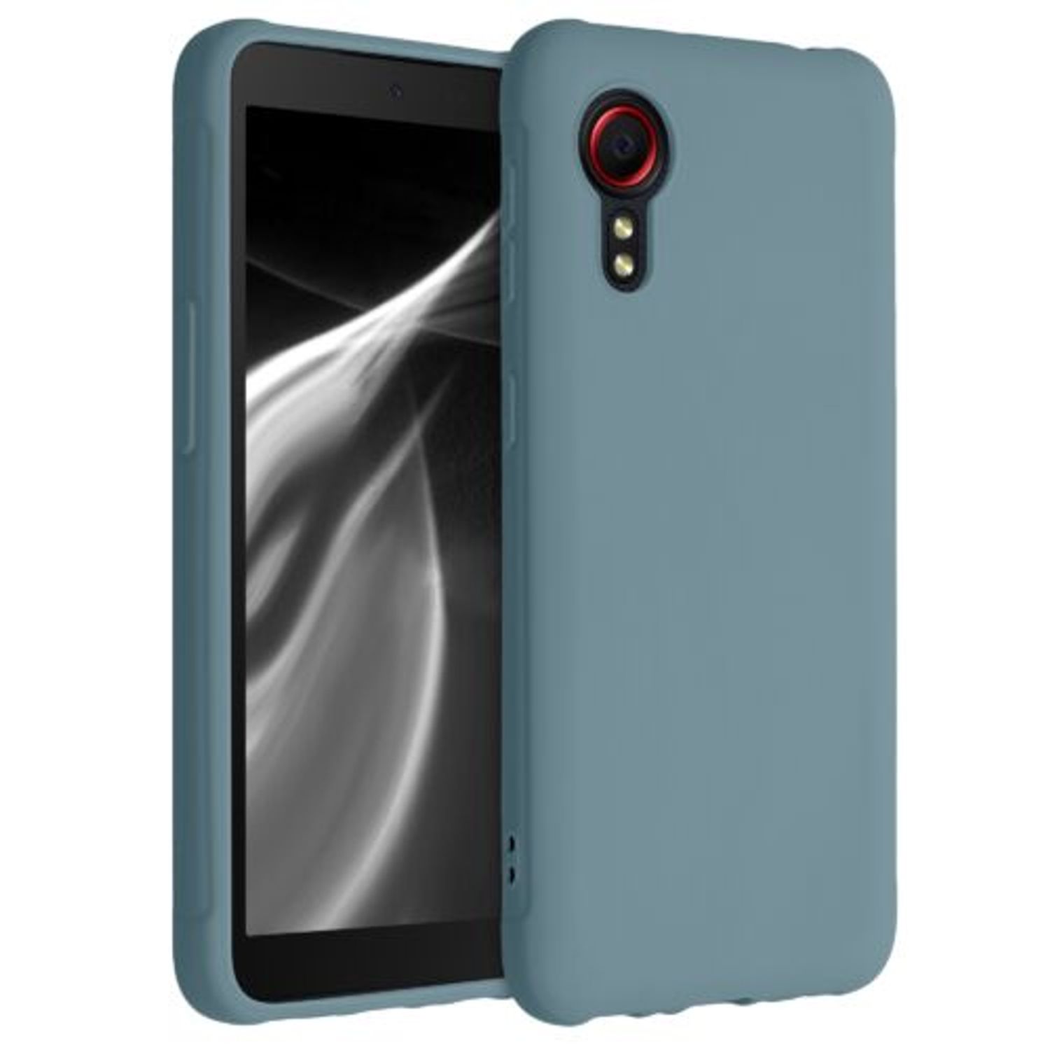 Husa pentru Samsung Galaxy Xcover 5, Silicon, Albastru, 54536.207 fotografia produsului