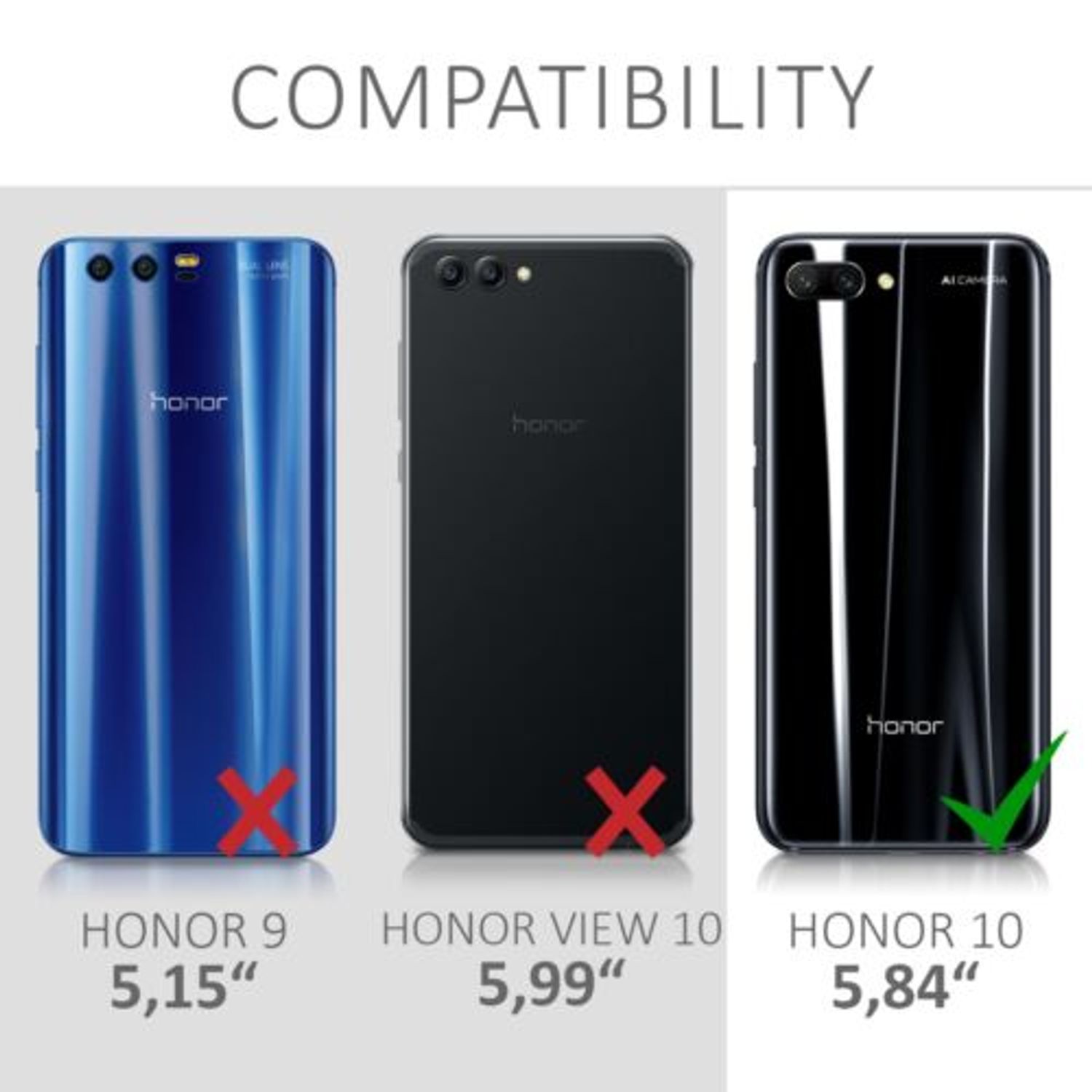Husa pentru Huawei Honor 10, Silicon, Transparent, 48866.03 fotografia produsului View 6 L