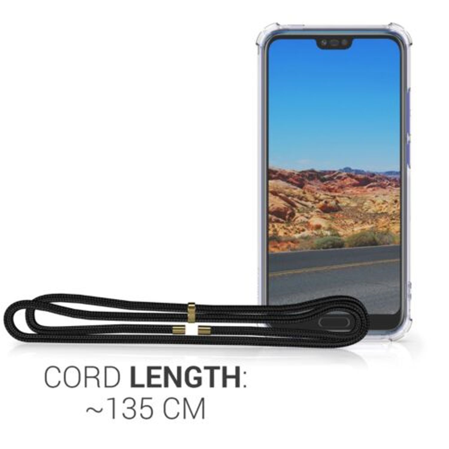 Husa pentru Huawei Honor 10, Silicon, Transparent, 48866.03 fotografia produsului View 4 L