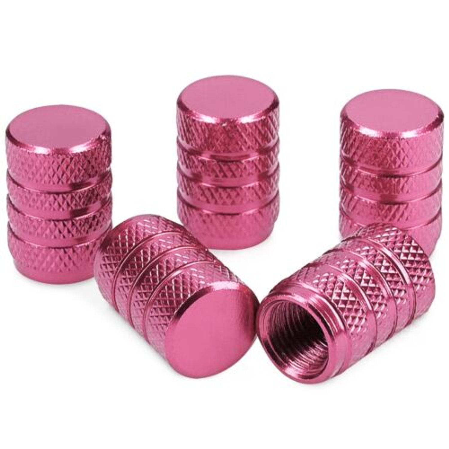 Set 5 Capace pentru valva , Kwmobile, Roz, Metal, 41665.81 fotografia produsului View 2 L