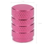 Set 5 Capace pentru valva , Kwmobile, Roz, Metal, 41665.81 fotografia produsului View 4 S