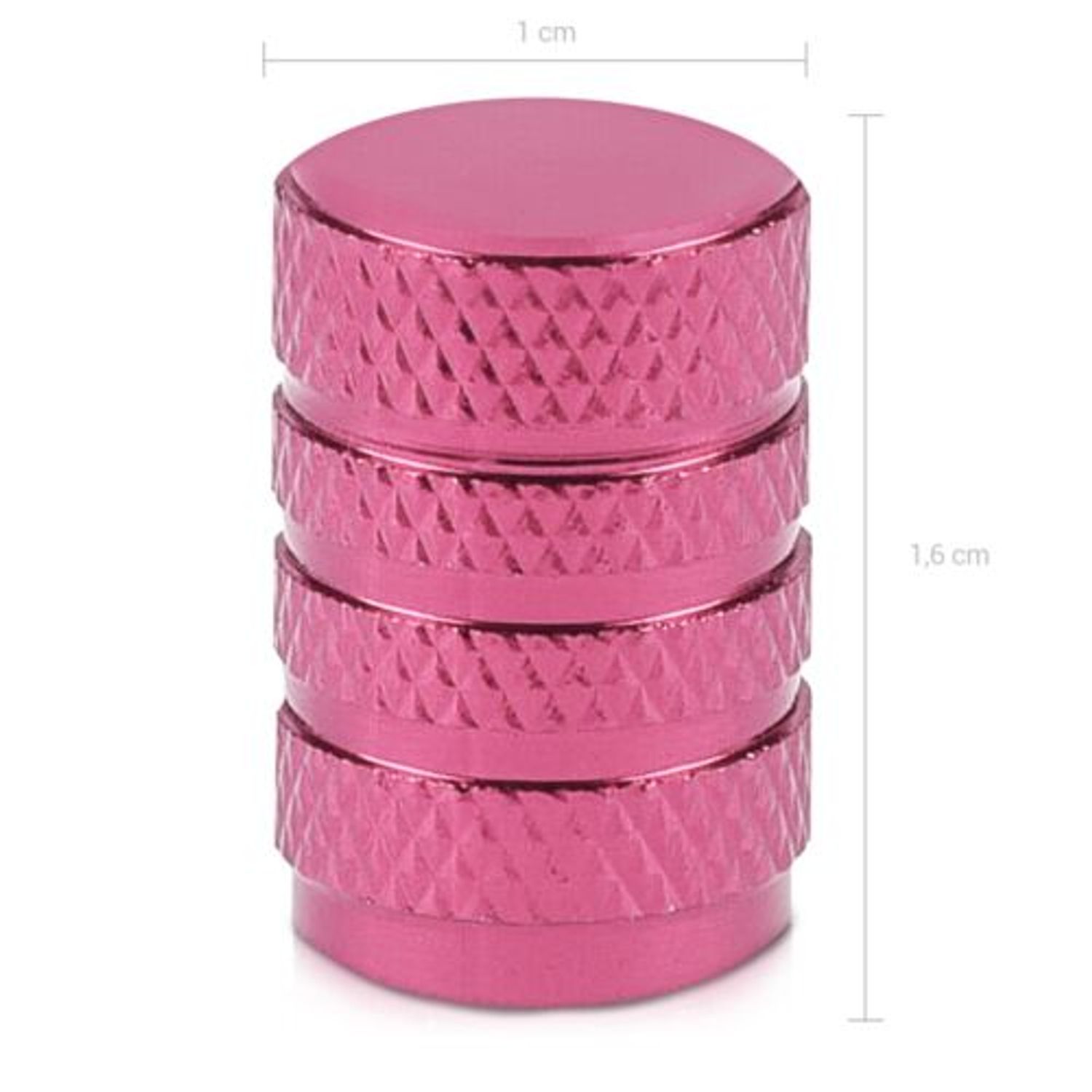 Set 5 Capace pentru valva , Kwmobile, Roz, Metal, 41665.81 fotografia produsului View 4 L