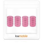 Set 5 Capace pentru valva , Kwmobile, Roz, Metal, 41665.81 fotografia produsului View 8 S