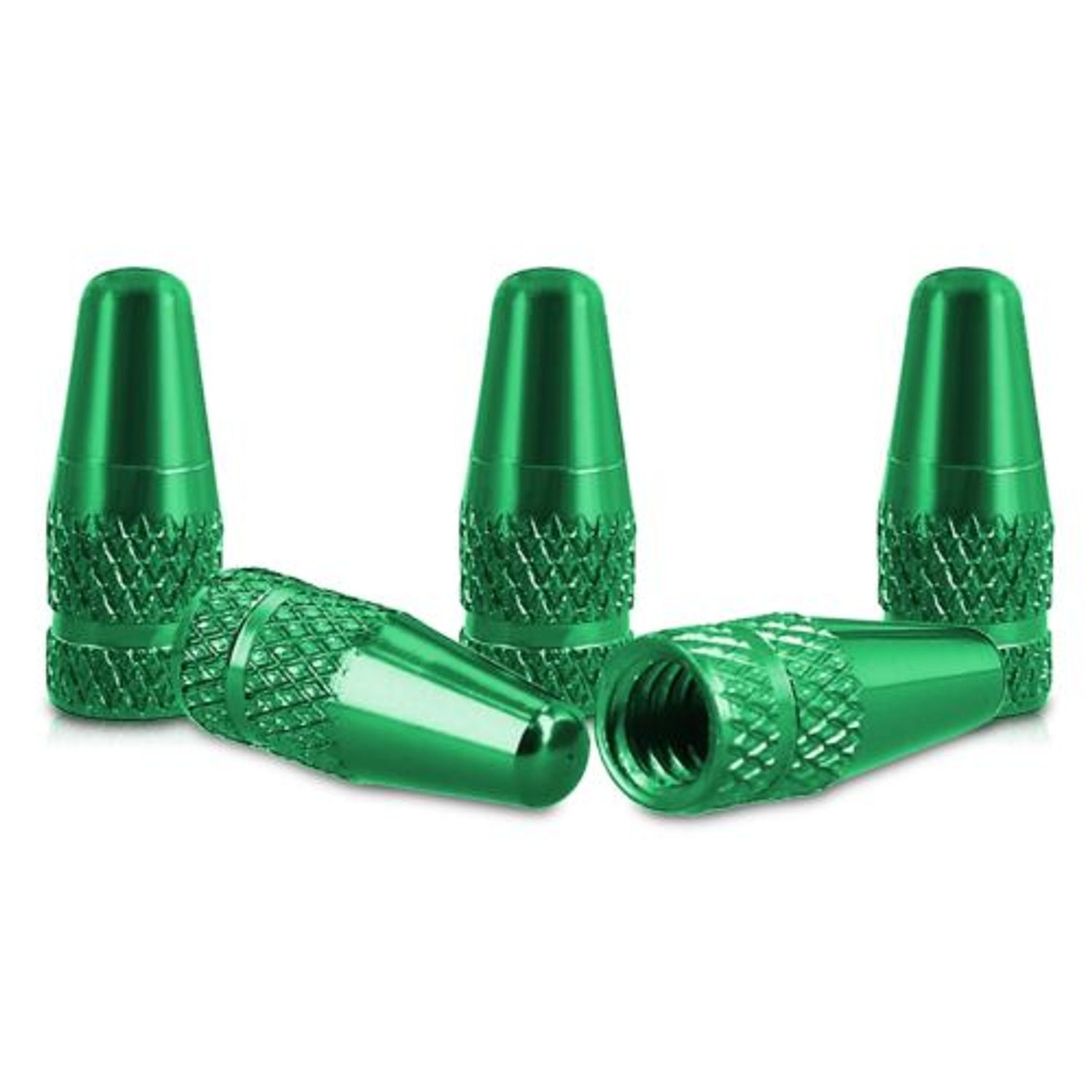 Set 5 Capace pentru valva , Kwmobile, Verde, Metal, 45929.07 fotografia produsului