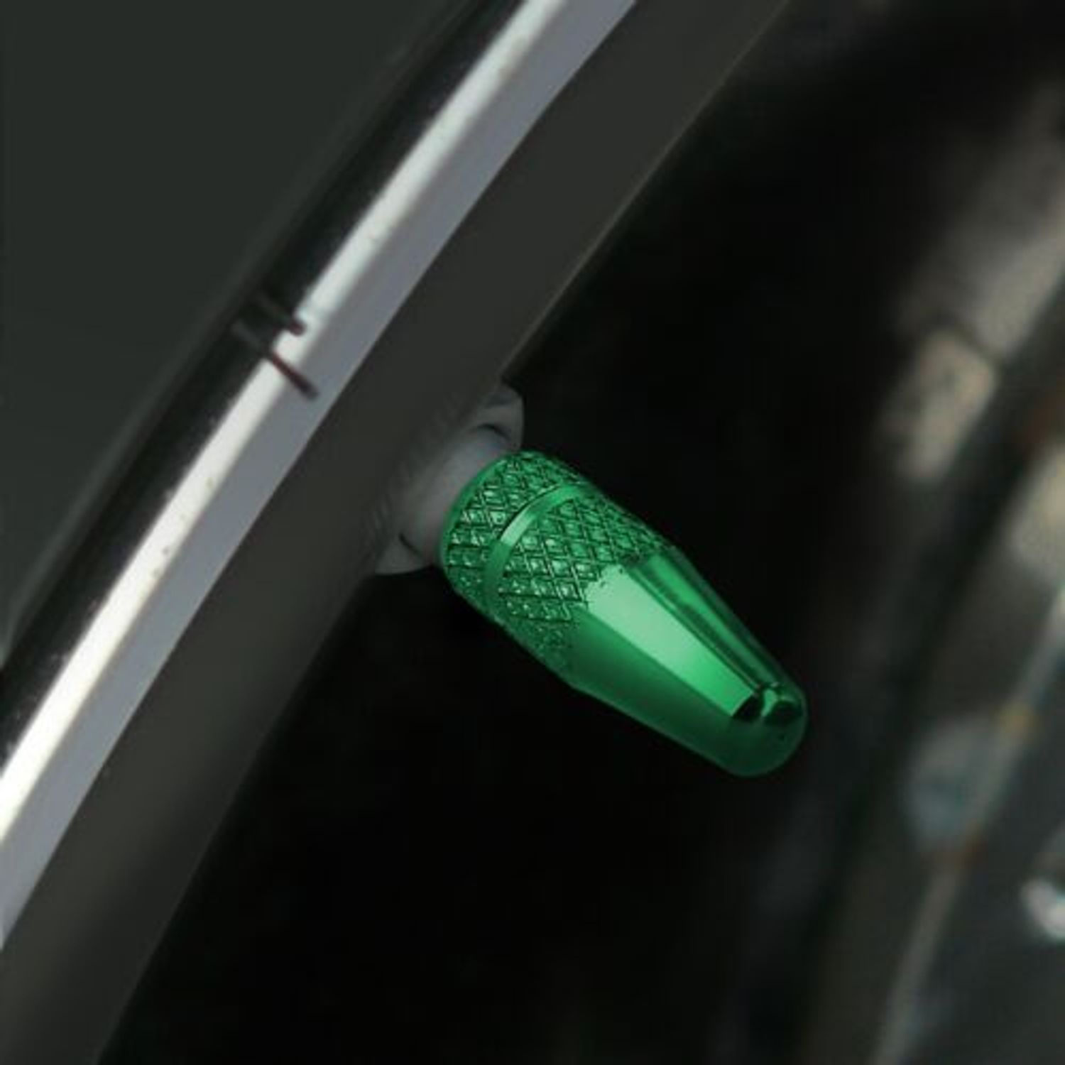 Set 5 Capace pentru valva , Kwmobile, Verde, Metal, 45929.07 fotografia produsului View 3 L
