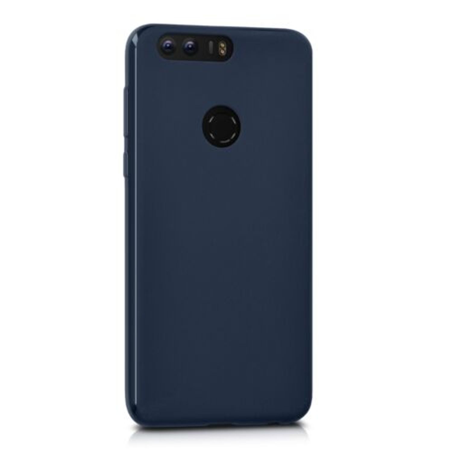 Husa pentru Huawei Honor 8, Silicon, Albastru, 39793.17 fotografia produsului View 7 L