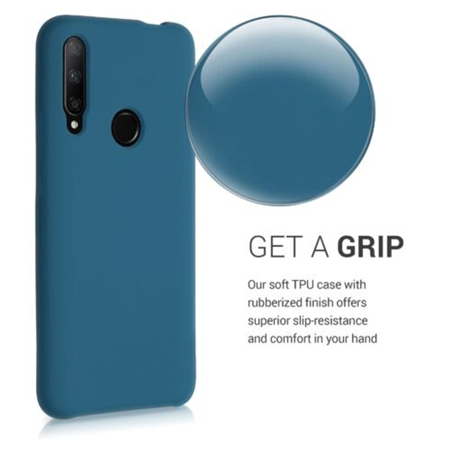 Husa pentru Huawei Honor 9X, Silicon, Verde, 53631.57 fotografia produsului View 4 L