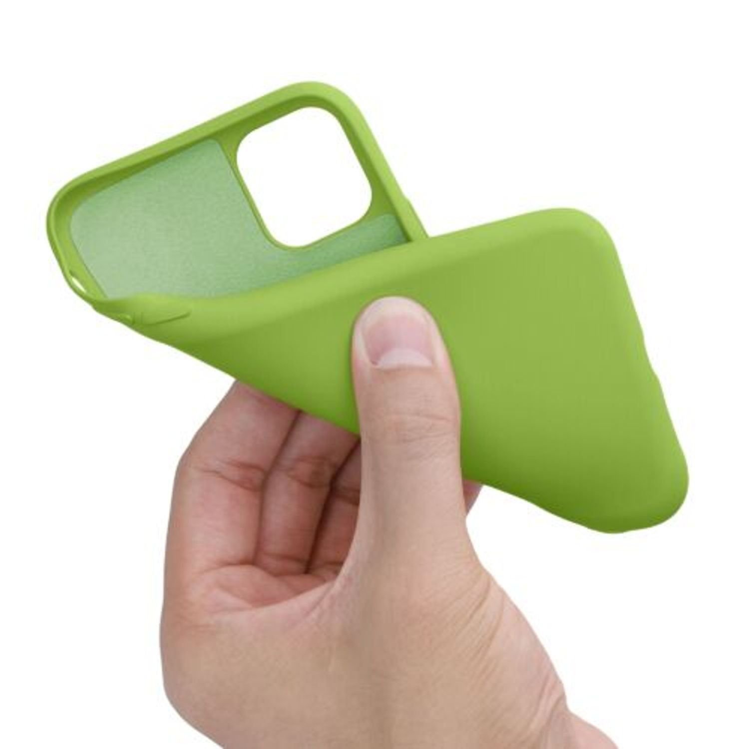 Husa pentru iPhone 11, Silicon, Verde, 50791.220 fotografia produsului View 8 L