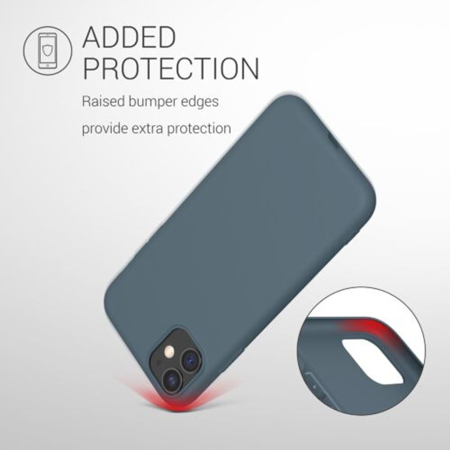 Husa pentru Apple iPhone 11, Silicon, Albastru, 49787.202 fotografia produsului View 2 L