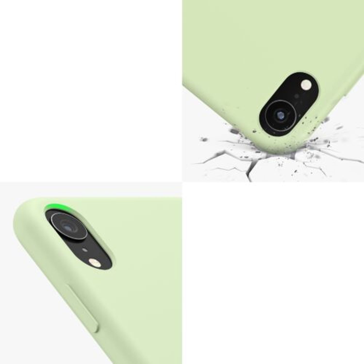 Husa pentru Apple iPhone XR, Silicon, Verde, 45910.137 fotografia produsului View 9 L