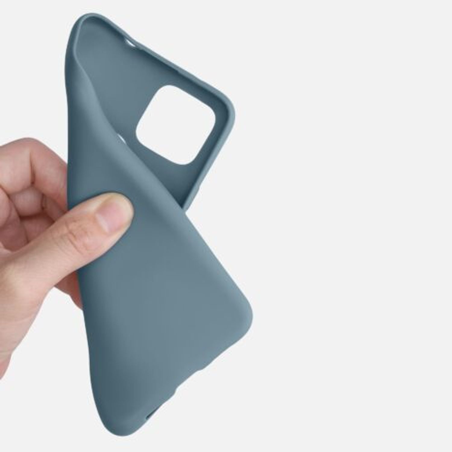 Husa pentru Google Pixel 4a 5G, Silicon, Albastru, 51727.207 fotografia produsului View 8 L
