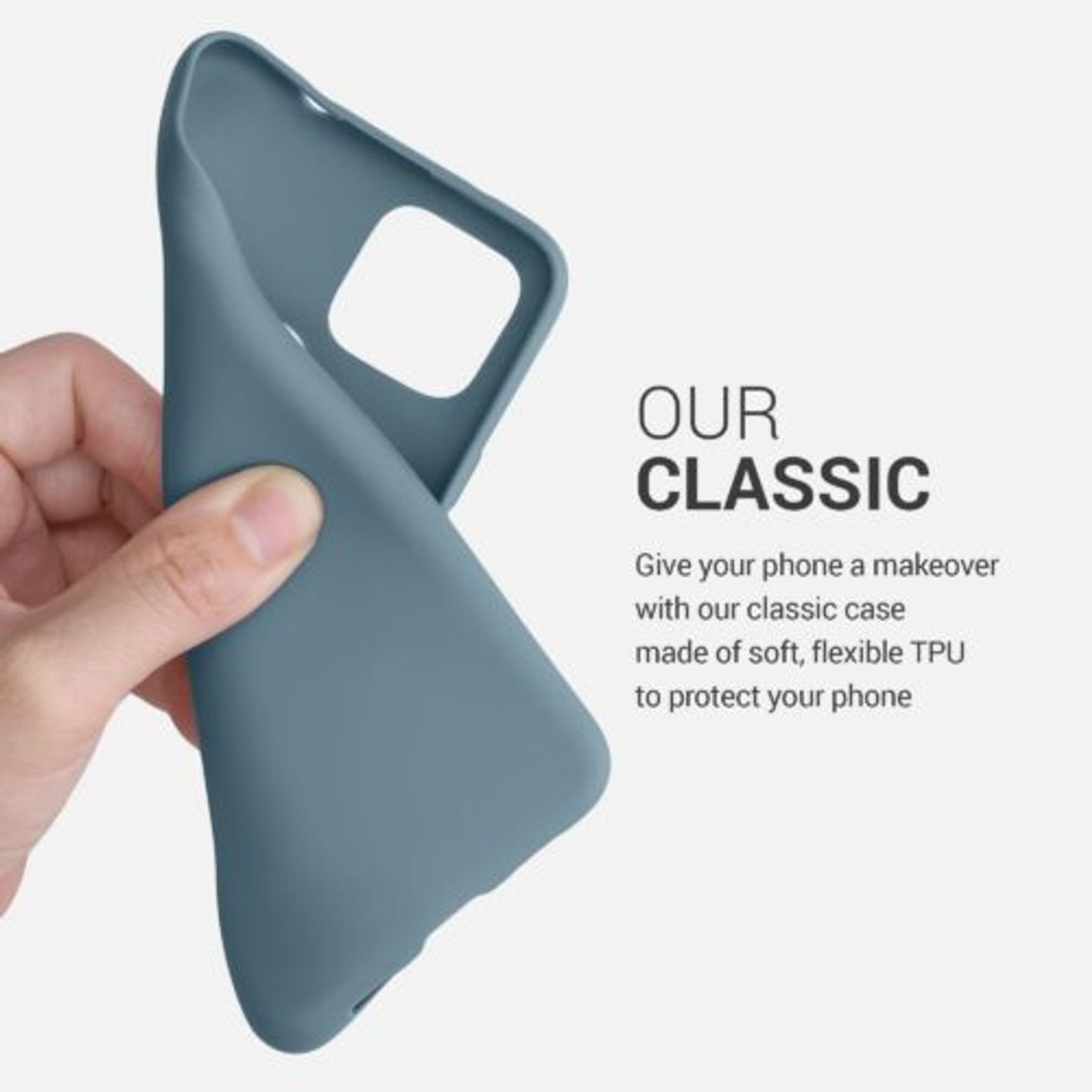 Husa pentru Google Pixel 4a 5G, Silicon, Albastru, 51727.207 fotografia produsului View 4 L
