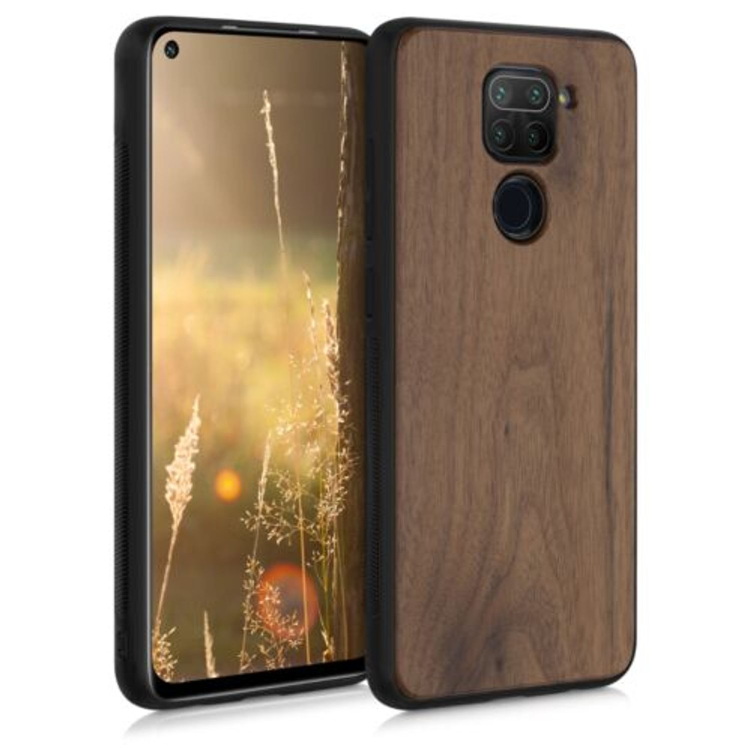 Husa pentru Xiaomi Redmi Note 9, Lemn, Maro, 52777.18 fotografia produsului
