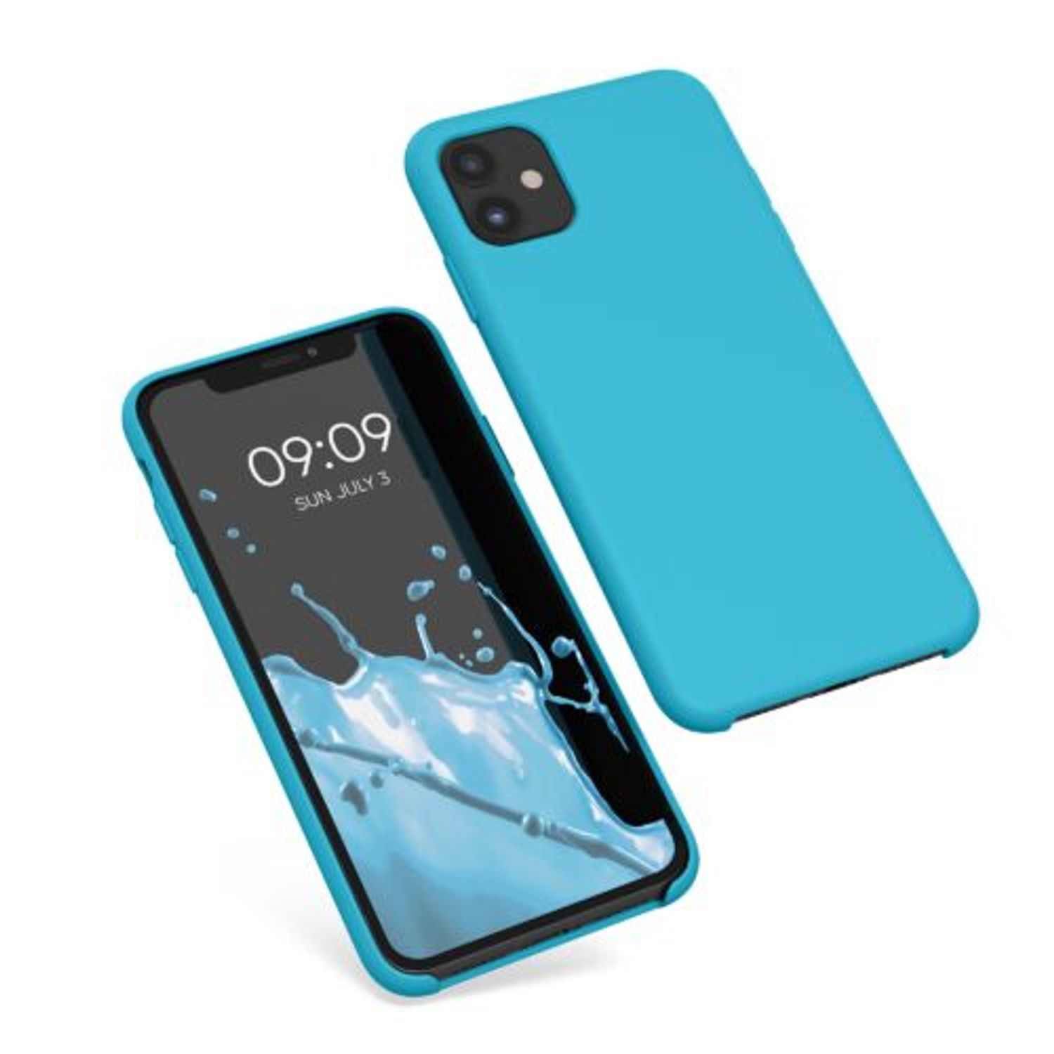 Husa pentru iPhone 11, Silicon, Albastru, 49724.223 fotografia produsului View 2 L