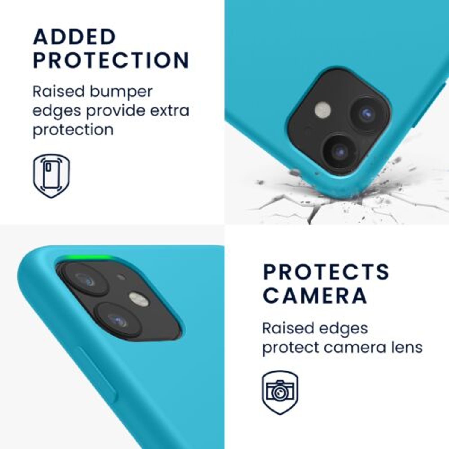 Husa pentru iPhone 11, Silicon, Albastru, 49724.223 fotografia produsului View 4 L