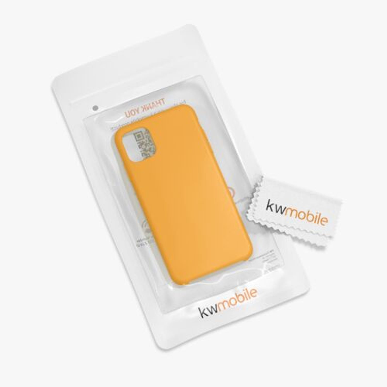 Husa pentru Apple iPhone 11, Silicon, Portocaliu, 49724.217 fotografia produsului View 8 L