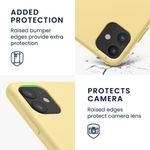 Husa pentru Apple iPhone 11, Silicon, Galben, 49724.158 fotografia produsului View 4 S