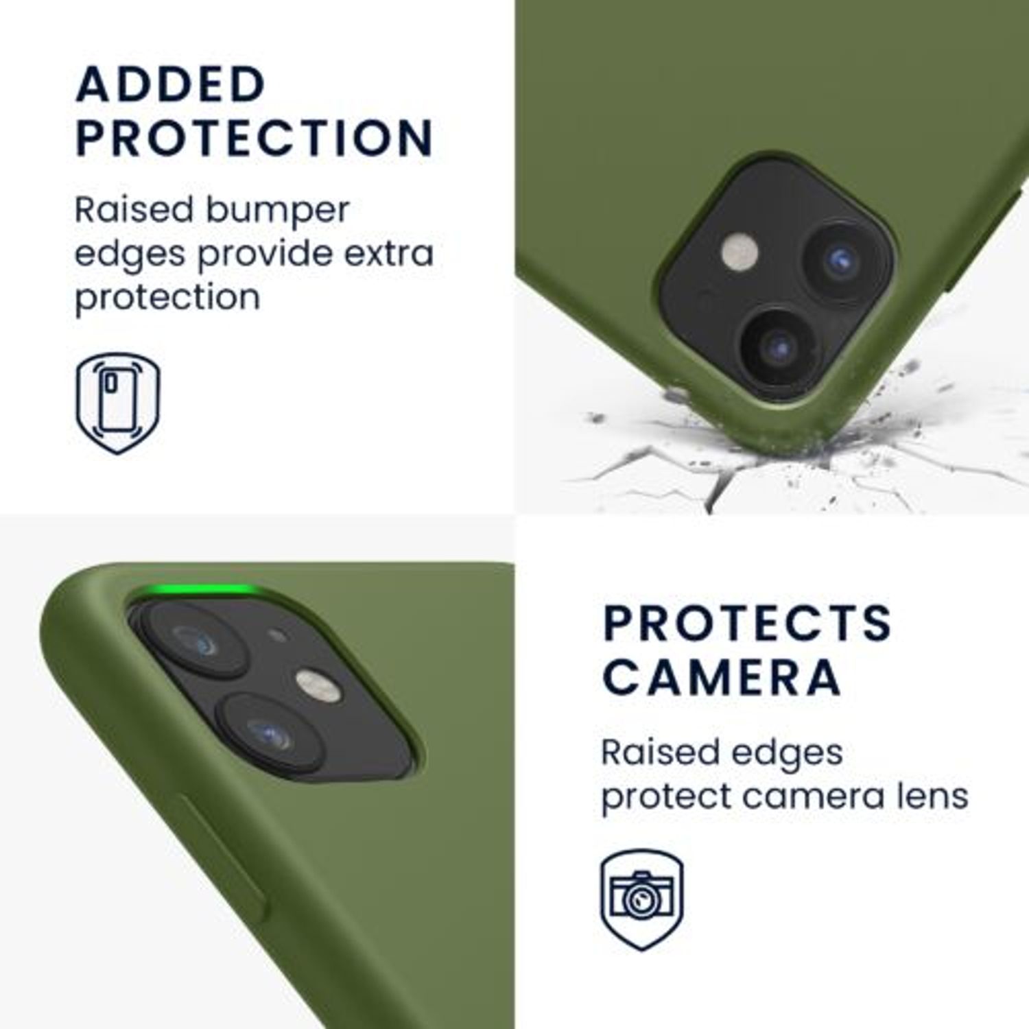 Husa pentru Apple iPhone 11, Silicon, Verde, 49724.179 fotografia produsului View 4 L