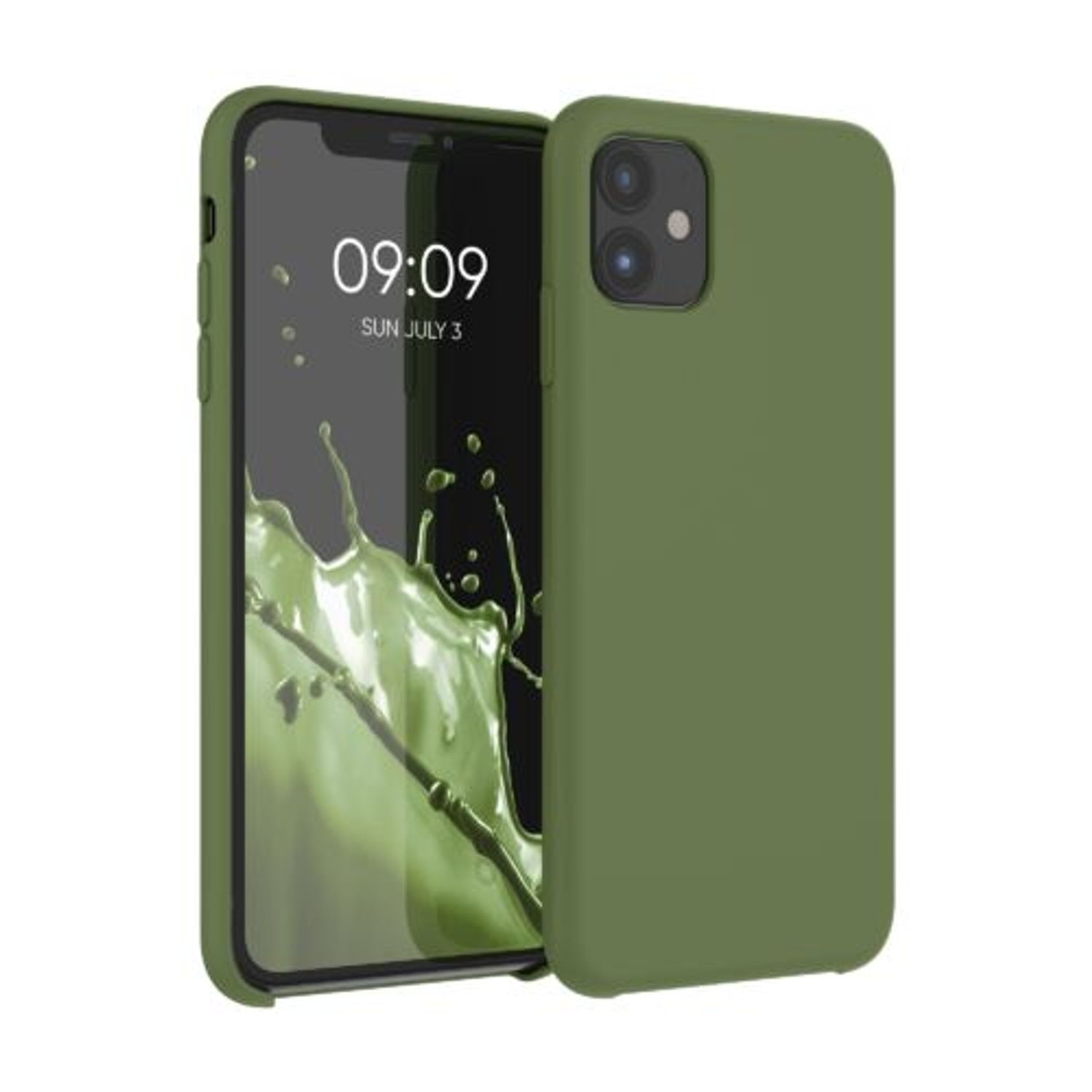 Husa pentru Apple iPhone 11, Silicon, Verde, 49724.179 fotografia produsului