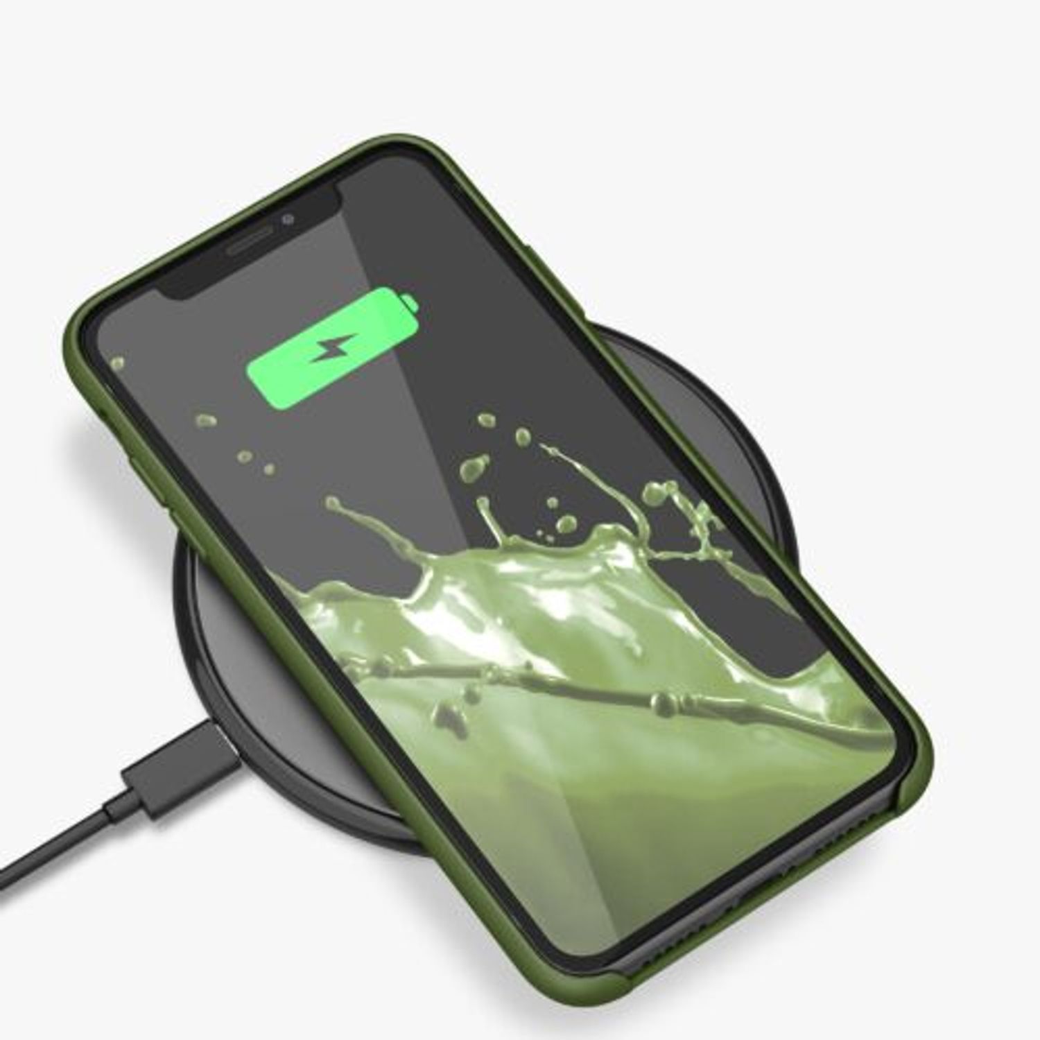Husa pentru Apple iPhone 11, Silicon, Verde, 49724.179 fotografia produsului View 11 L