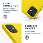 Husa pentru Apple iPhone 11, Silicon, Galben, 49724.165 fotografia produsului View 4 S