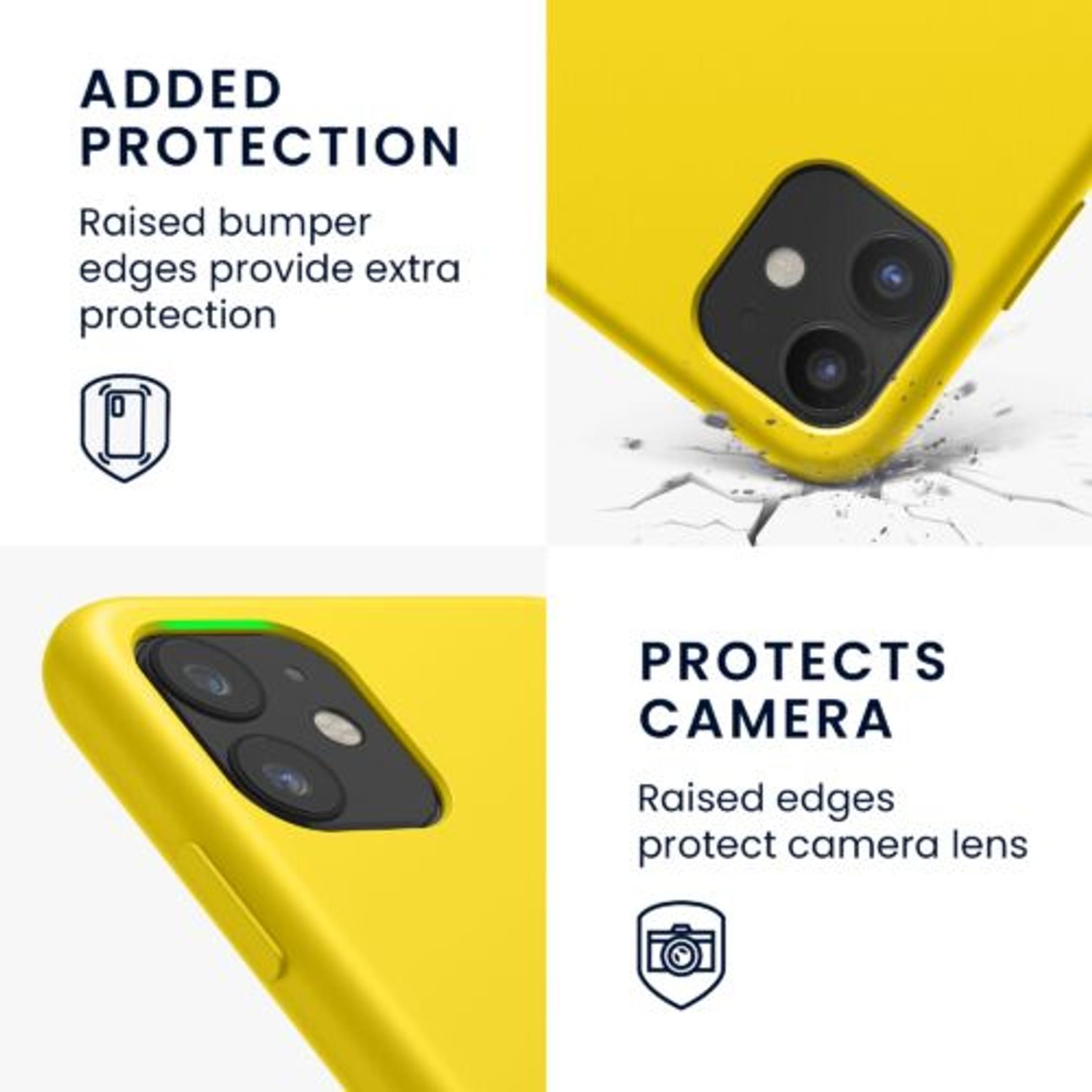 Husa pentru Apple iPhone 11, Silicon, Galben, 49724.165 fotografia produsului View 4 L