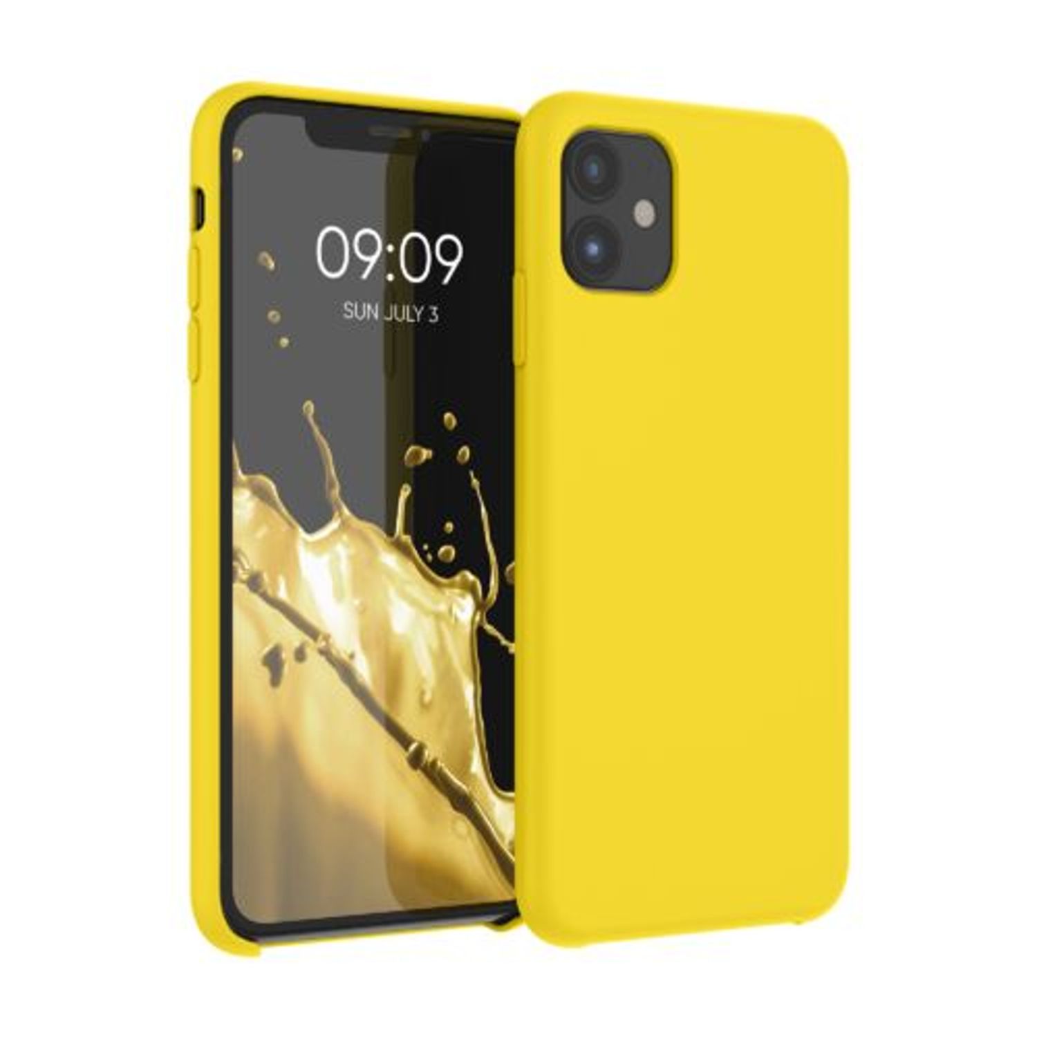 Husa pentru Apple iPhone 11, Silicon, Galben, 49724.165 fotografia produsului
