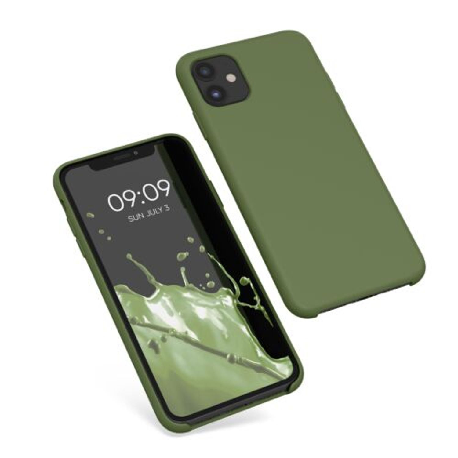 Husa pentru Apple iPhone 11, Silicon, Verde, 49724.179 fotografia produsului View 2 L