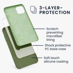 Husa pentru Apple iPhone 11, Silicon, Verde, 49724.179 fotografia produsului View 3 S