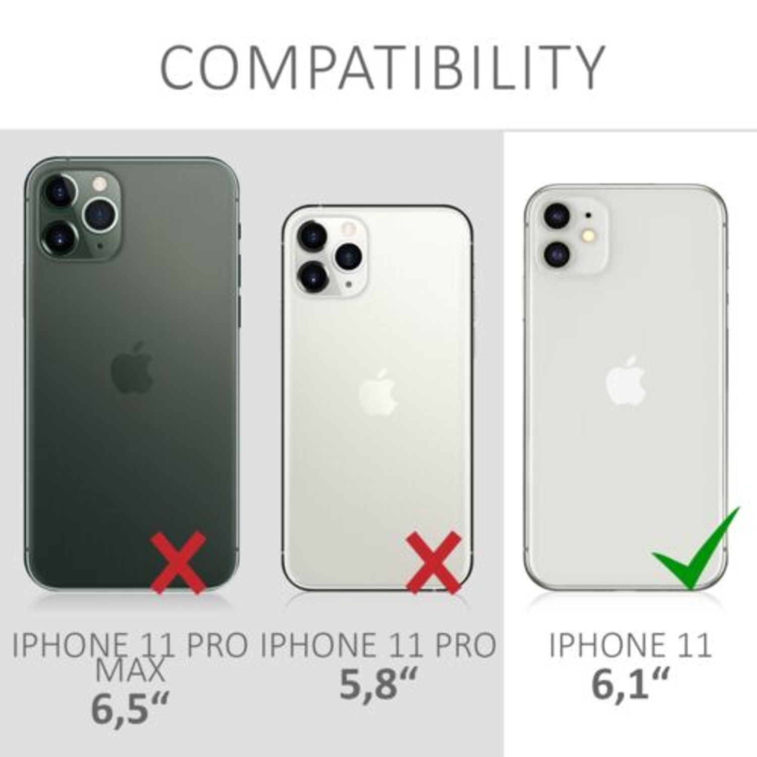 Husa pentru Apple iPhone 11, Silicon, Silver, 49785.22 fotografia produsului View 6 L