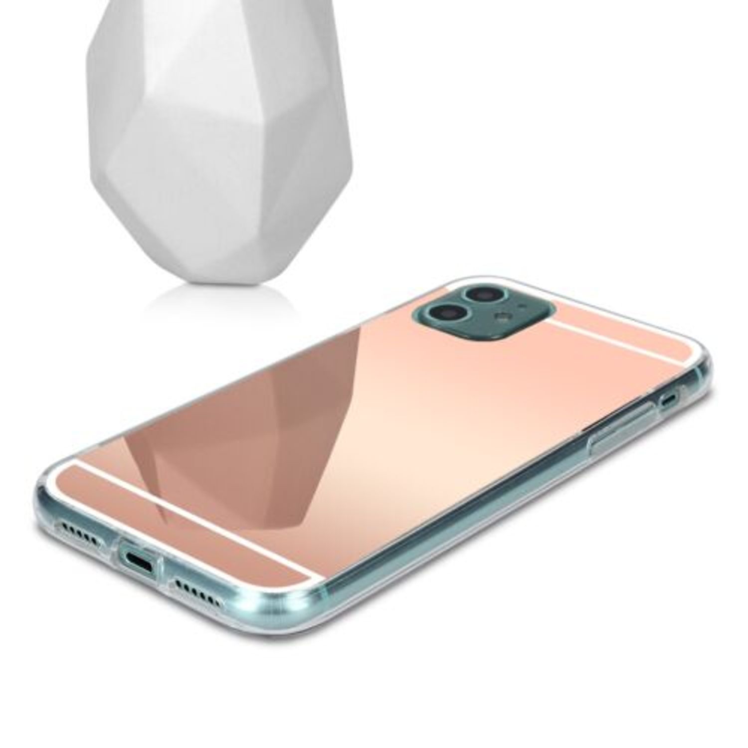 Husa pentru Apple iPhone 11, Silicon, Rose Gold, 50531.41 fotografia produsului View 12 L
