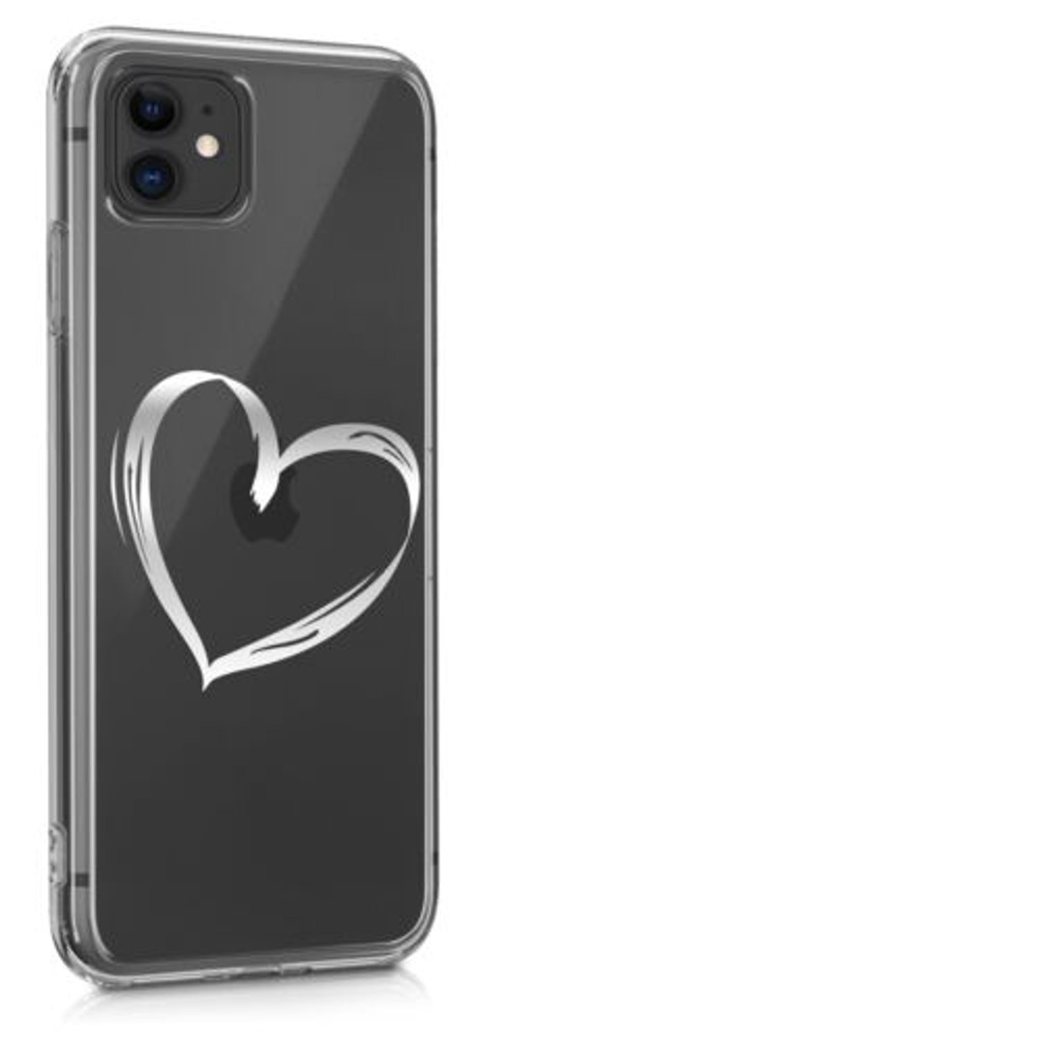 Husa pentru Apple iPhone 11, Silicon, Silver, 49785.22 fotografia produsului View 8 L