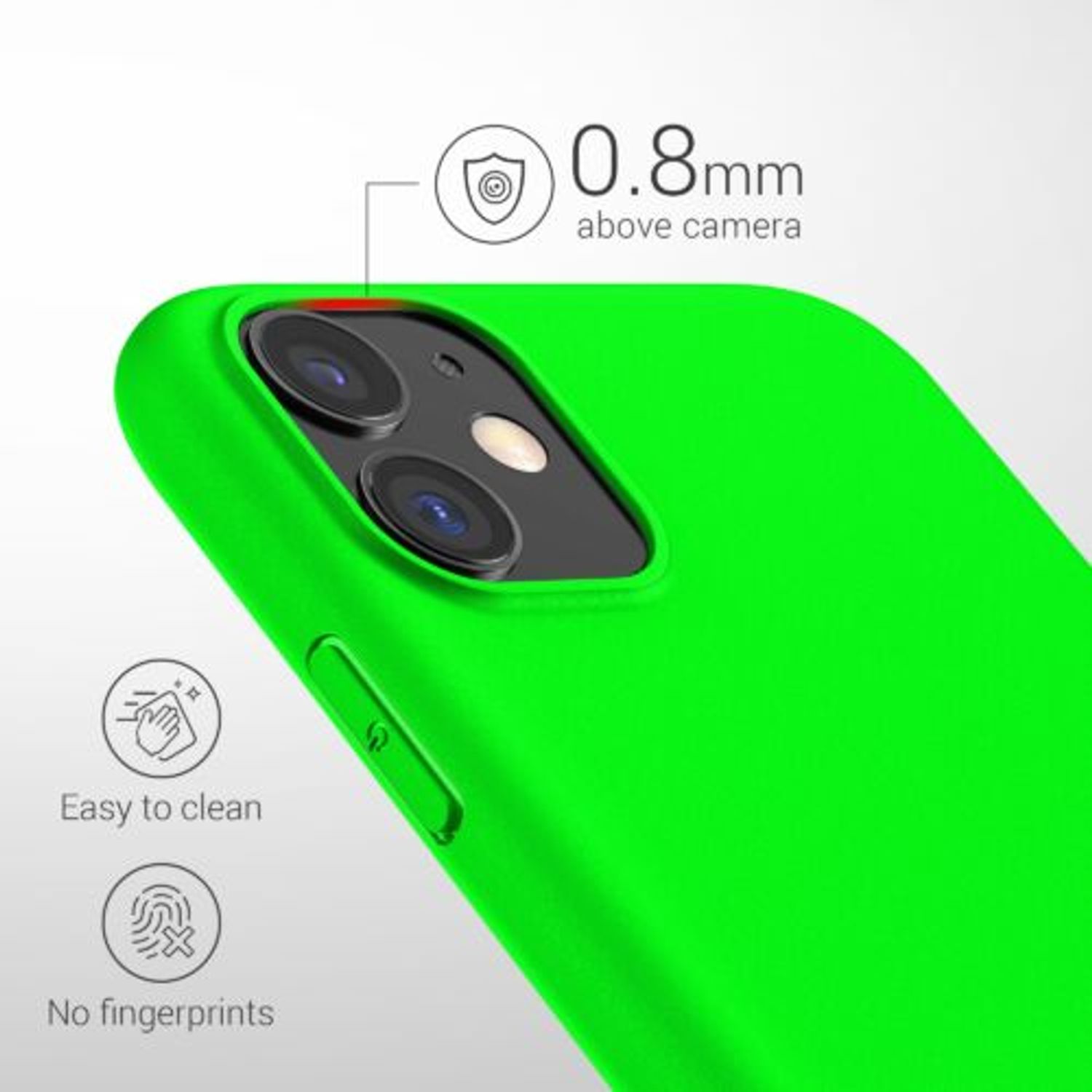 Husa pentru Apple iPhone 11, Silicon, Verde, 49783.44 fotografia produsului View 4 L
